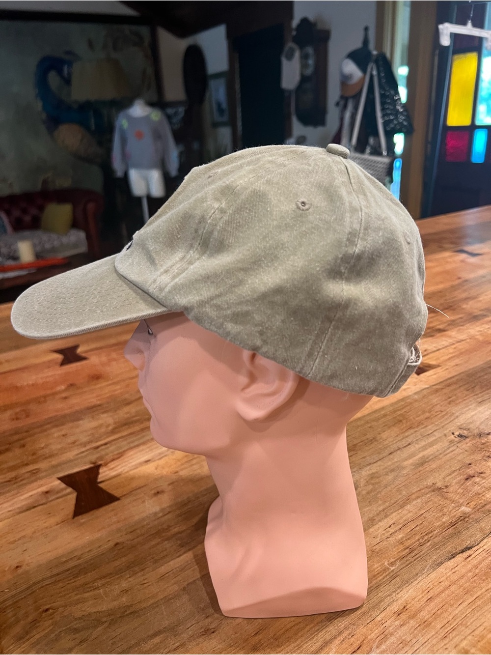 Georgia Embroidered Khaki Baseball Cap - Picture 10 of 14